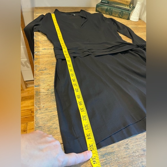 🖤 DUBUC • Black Sheer Tunic • Size 8 - Picture 8 of 9